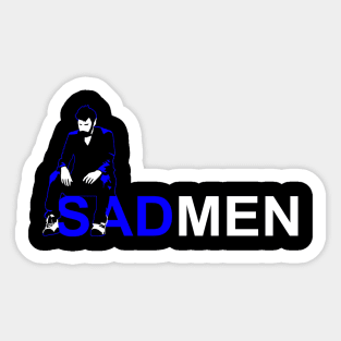 Sad men Sticker